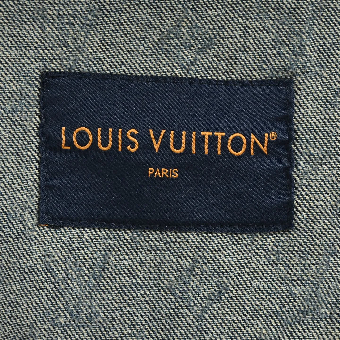 Louis Vuitton/Louis Vuitton all-over logo daisy embroidered denim jacket